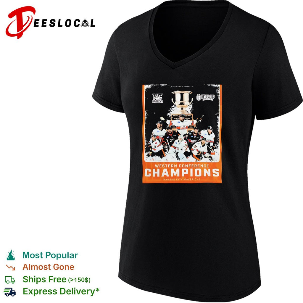 Kansas City Mavericks Western Conference Champions Kelly Cup Playoffs hockey shirt