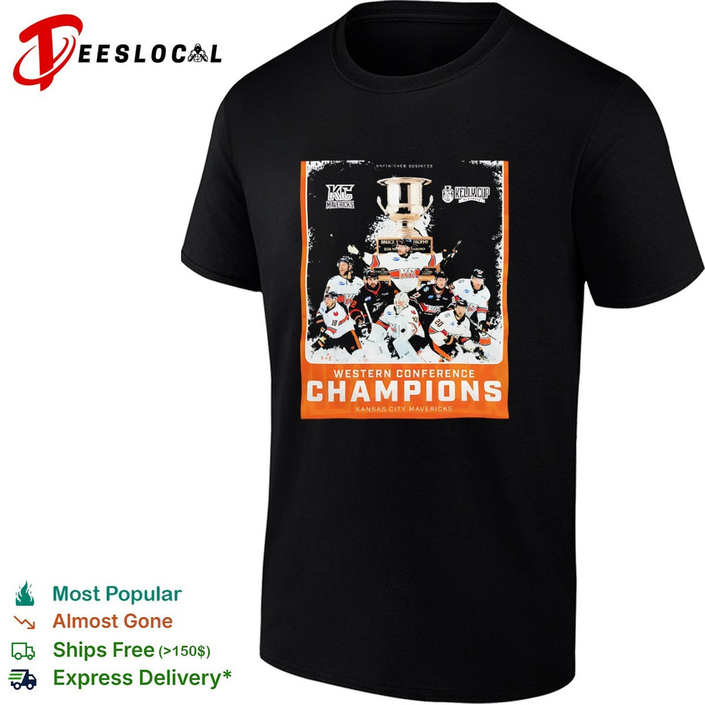 Kansas City Mavericks Western Conference Champions Kelly Cup Playoffs hockey shirt
