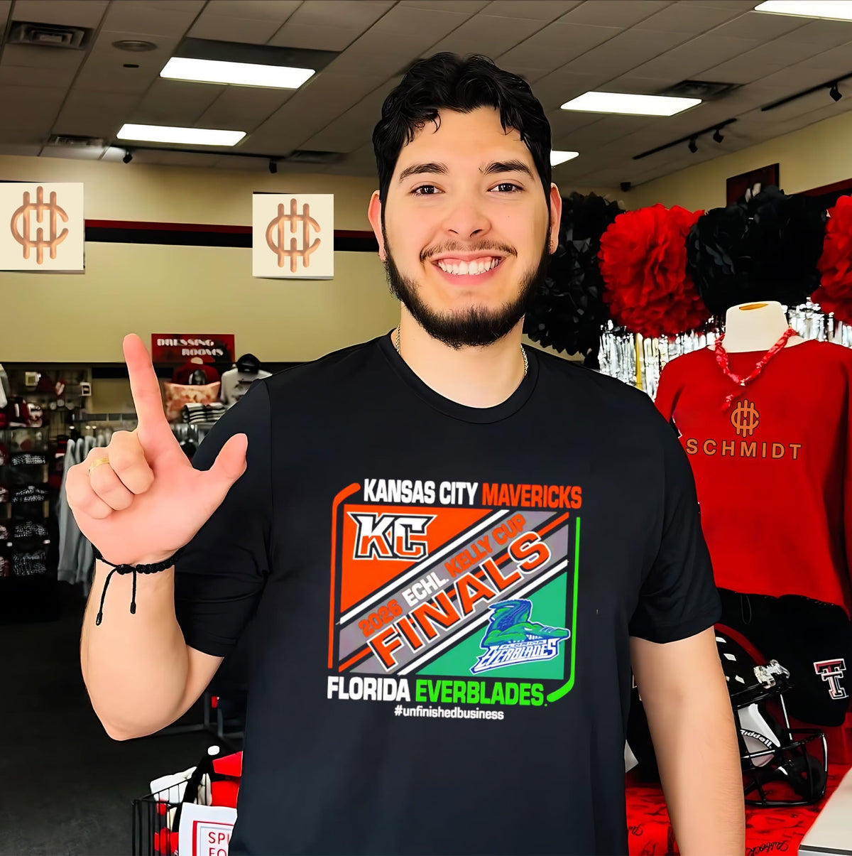 Kansas City Mavericks vs Florida Everblades Kelly Cup 2026 Dueling shirt