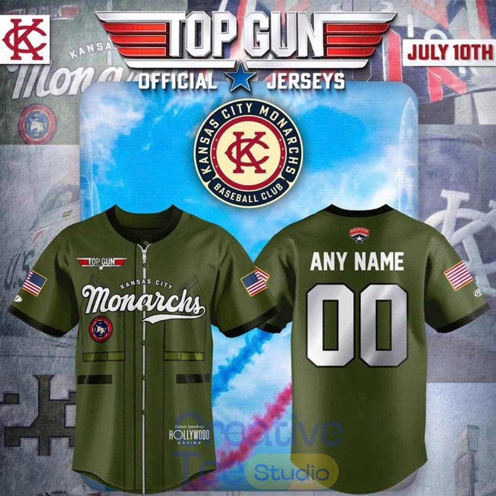 Kansas City Monarchs 2026 Top Gun Custom Baseball Jersey