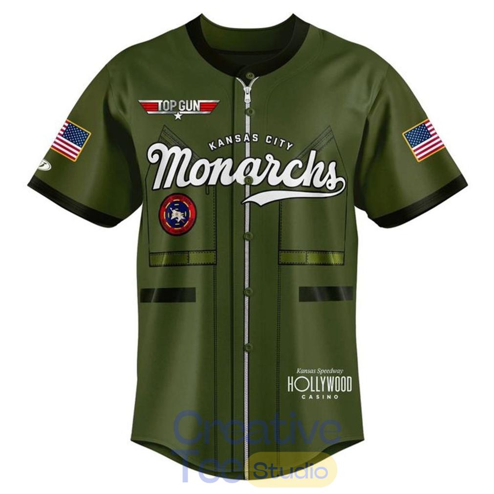 Kansas City Monarchs 2026 Top Gun Custom Baseball Jersey