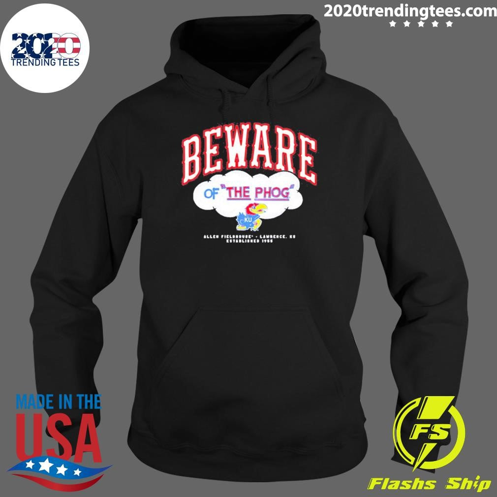 Kansas Jayhawks Beware Of The Phog Mascot Vintage Shirt