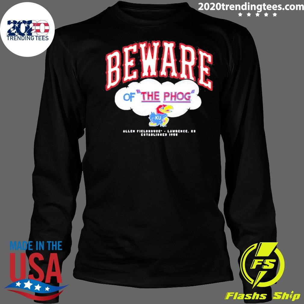 Kansas Jayhawks Beware Of The Phog Mascot Vintage Shirt