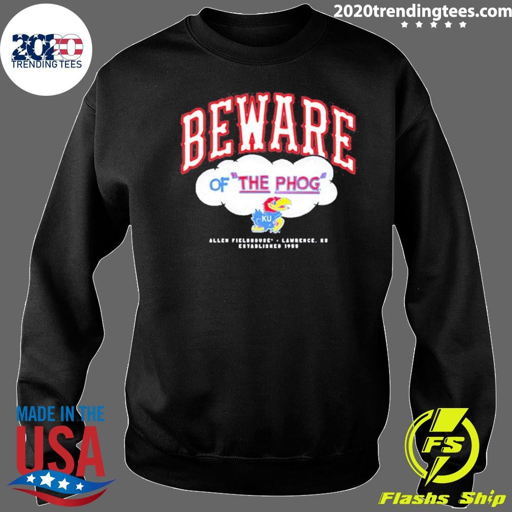 Kansas Jayhawks Beware Of The Phog Mascot Vintage Shirt