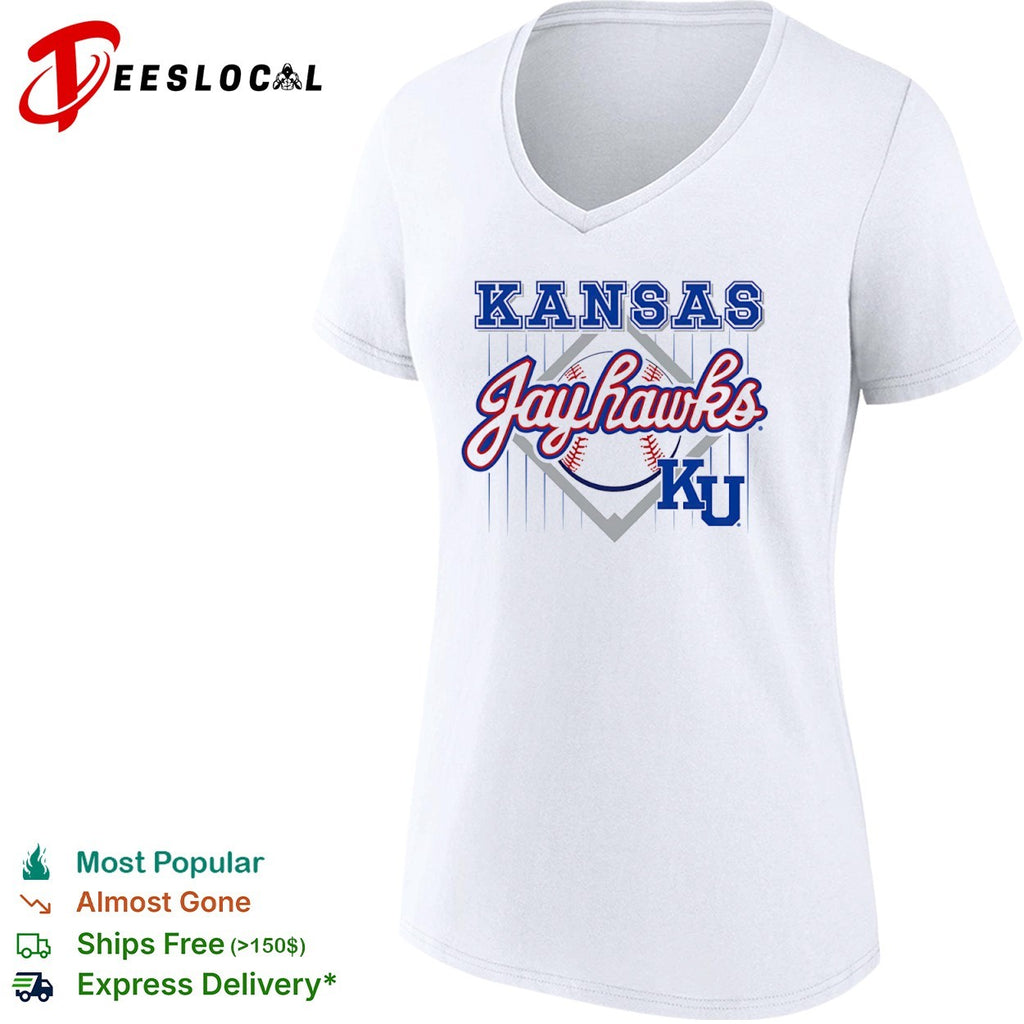Kansas Jayhawks KU baseball logo team shirt
