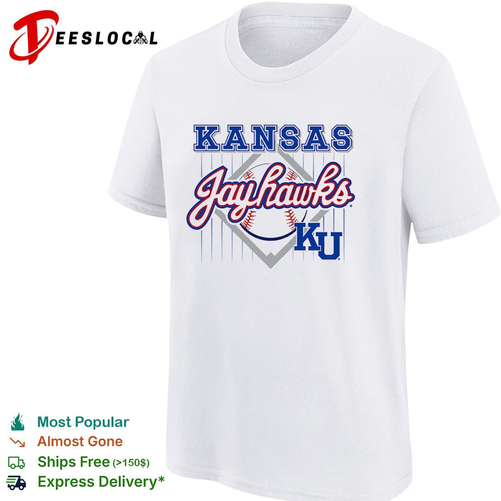 Kansas Jayhawks KU baseball logo team shirt