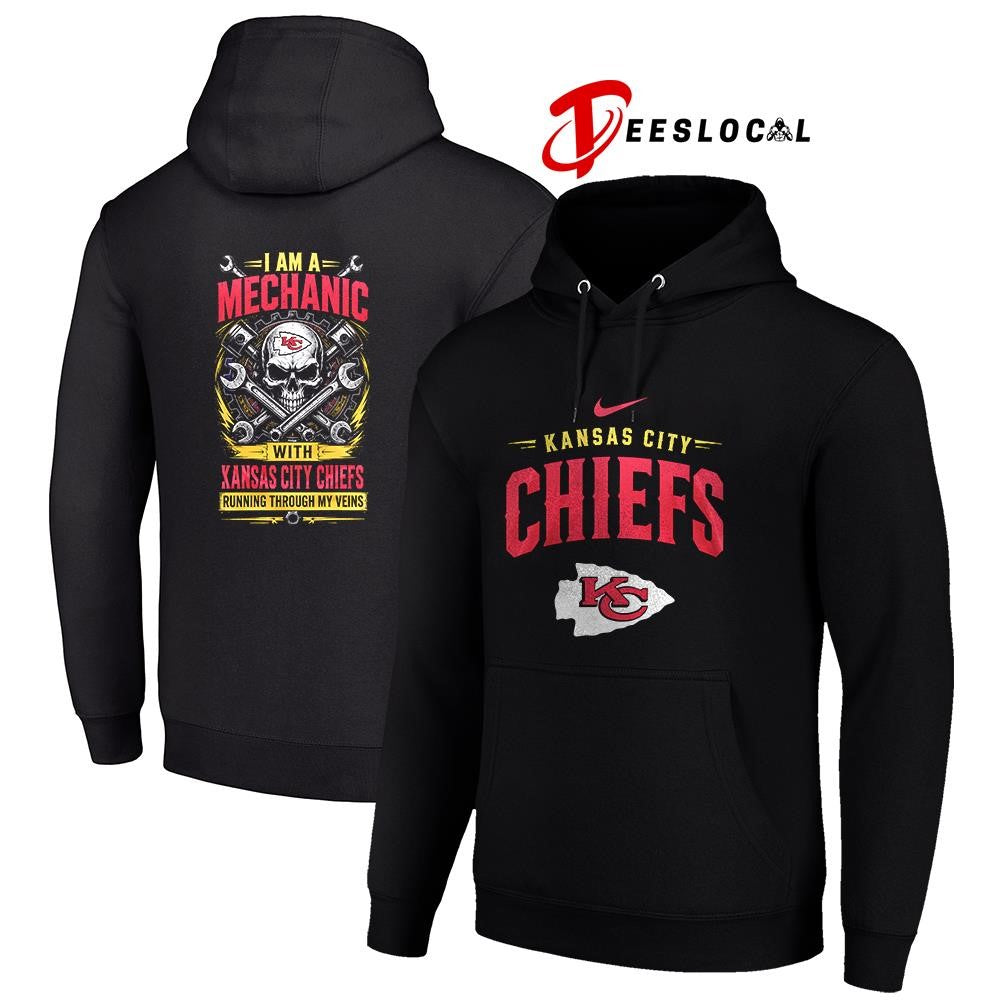 KansasCityChiefsIamamechanicrunningthroughmyveinsskeletonshirt