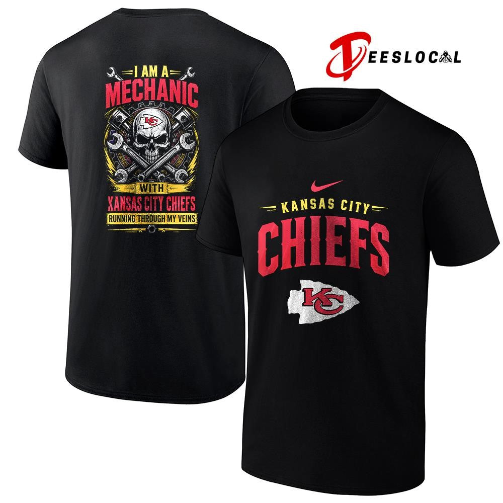 KansasCityChiefsIamamechanicrunningthroughmyveinsskeletonshirt