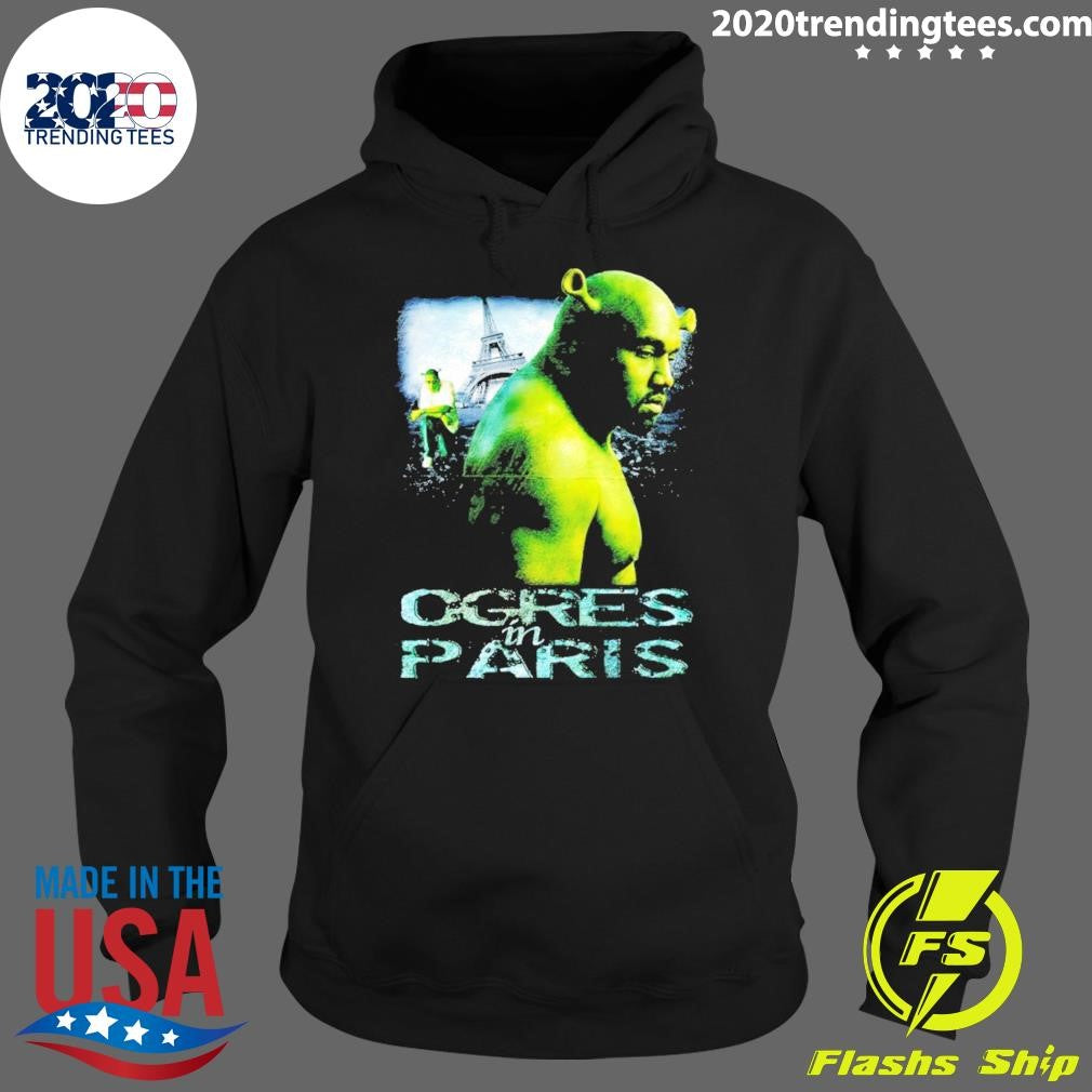 Kanye West X Shrek Ogres In Paris Meme Shirt