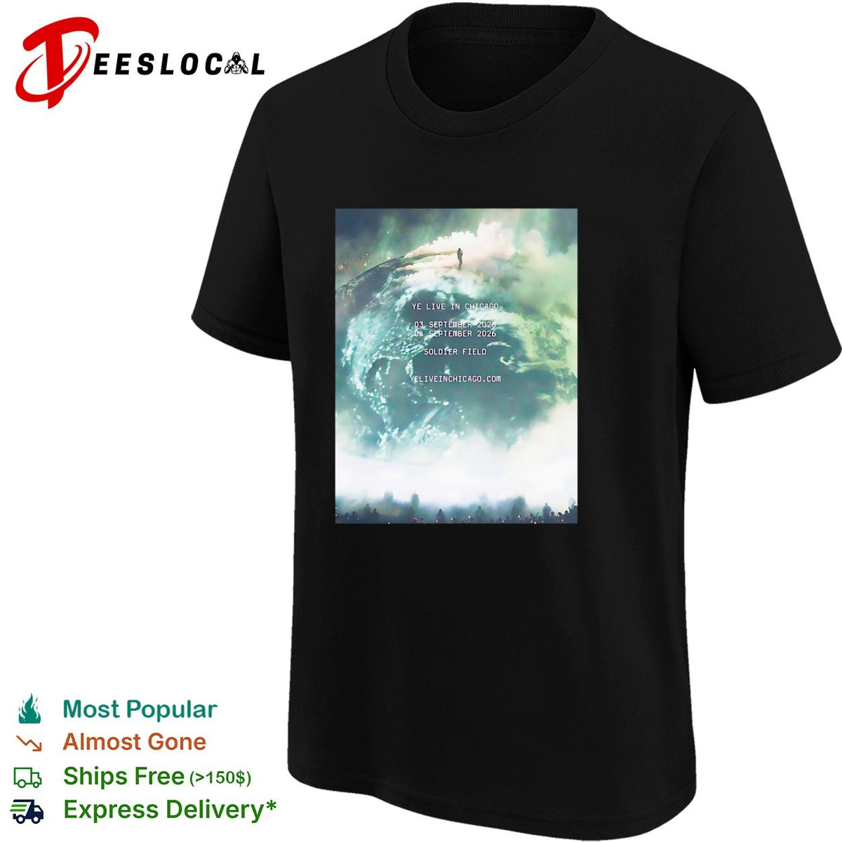 Kanye West Ye Live In Chicago On 3 And 4 September 2026 shirt