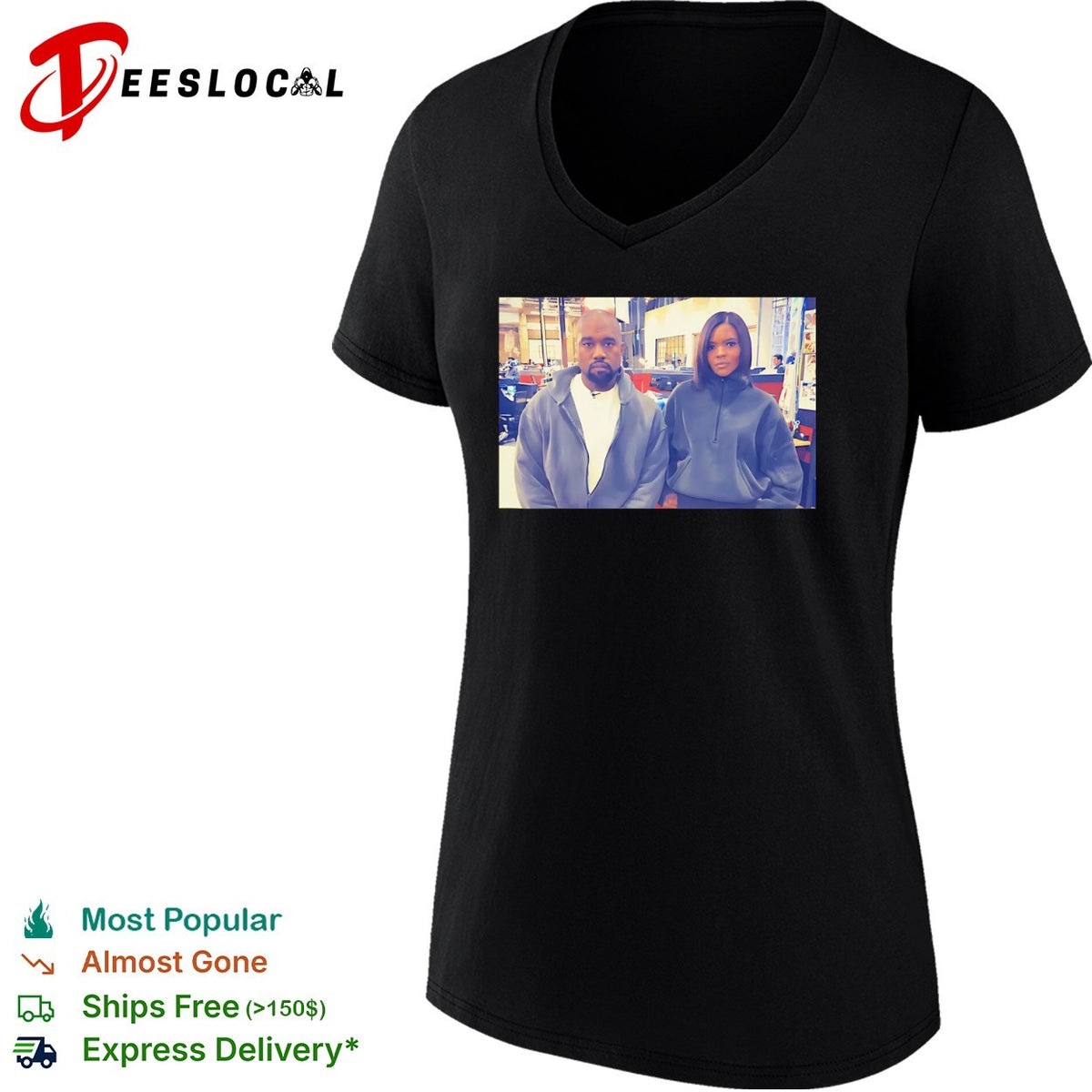 Kanye West and Candace Owens Black Lives Matter White Lives Matter Parody shirt