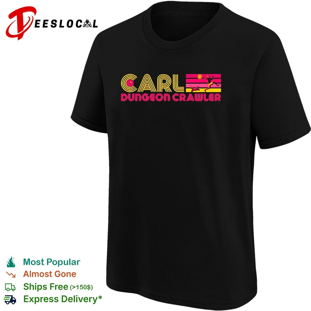 Karl Anthony Towns Minnesota Timberwolves Carl Dungeon Crawler parody retro shirt