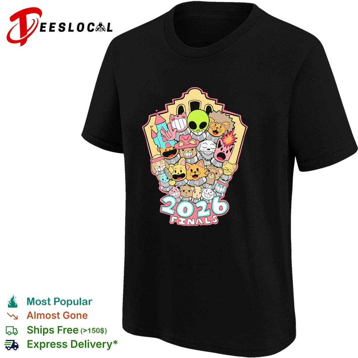 Karl Anthony Towns San Antonio Spurs 2026 Finals parody cartoon shirt