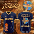 Karol G Houston Texans Viajando Por El Mundo Football Jersey