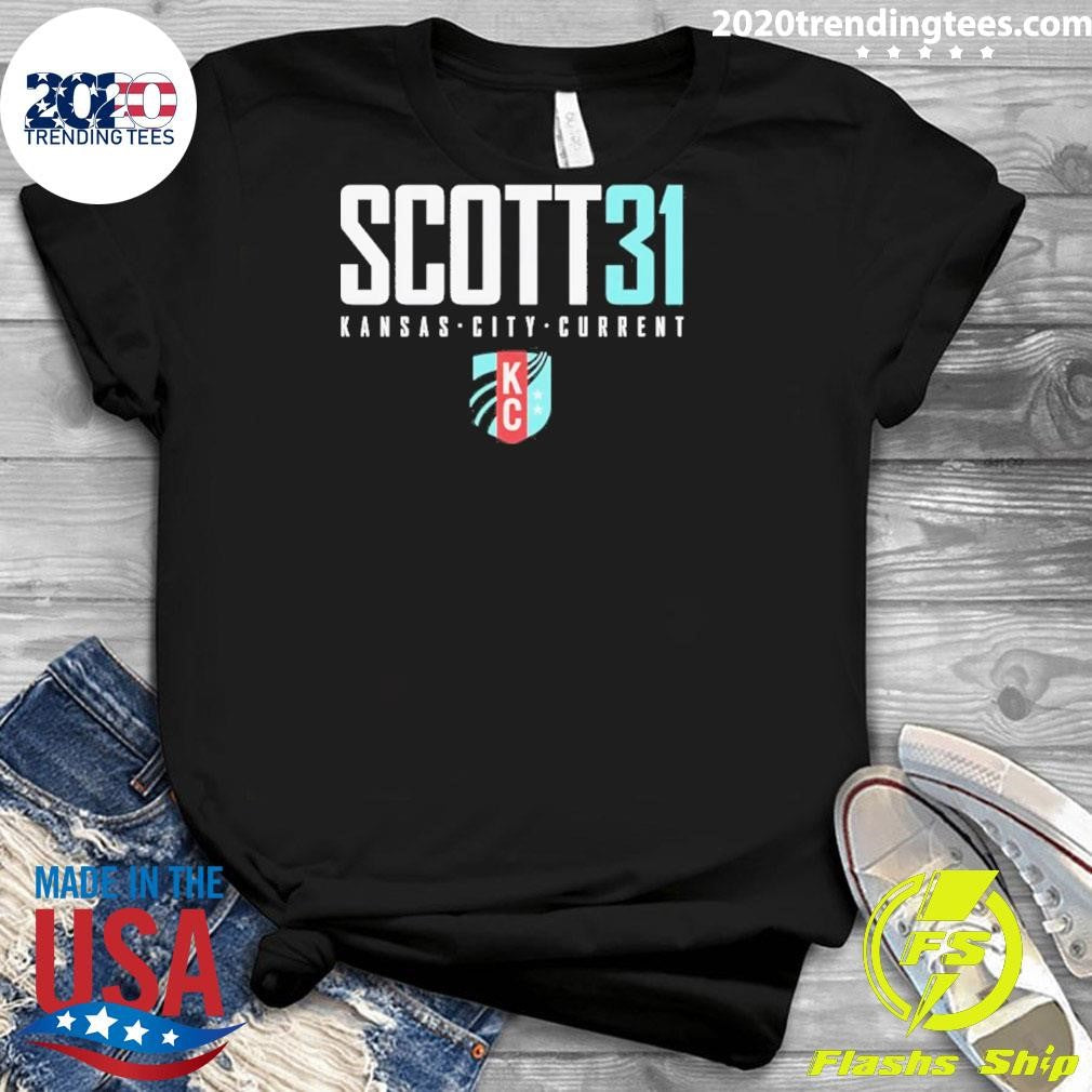 Katie Scott 31 Nwsl Kansas City Current Name And Number Shirt