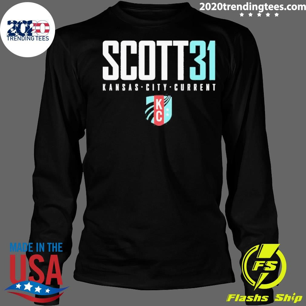 Katie Scott 31 Nwsl Kansas City Current Name And Number Shirt