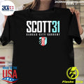Katie Scott 31 Nwsl Kansas City Current Name And Number Shirt
