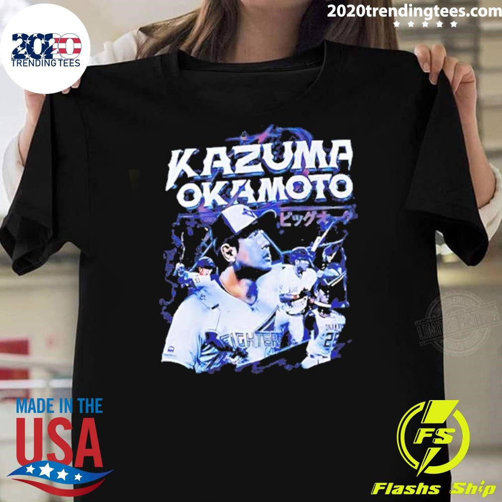 Kazuma Okamoto Toronto Blue Jays Player Collage Graphic Shirt