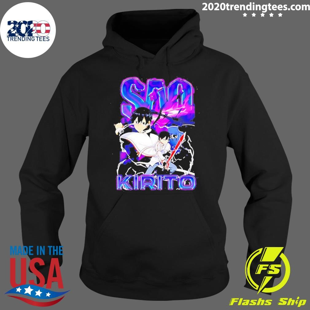 Kazuto Kirigaya Sao Swordsman Anime Shirt