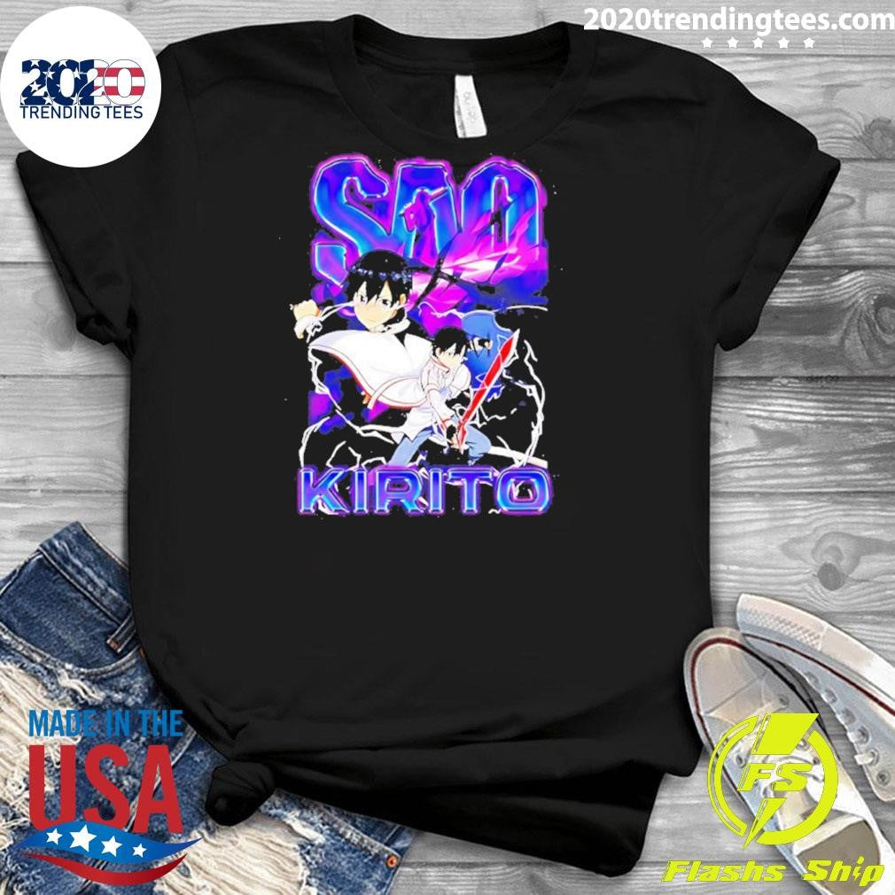 Kazuto Kirigaya Sao Swordsman Anime Shirt