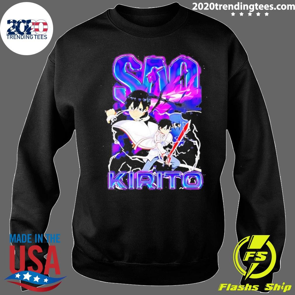 Kazuto Kirigaya Sao Swordsman Anime Shirt