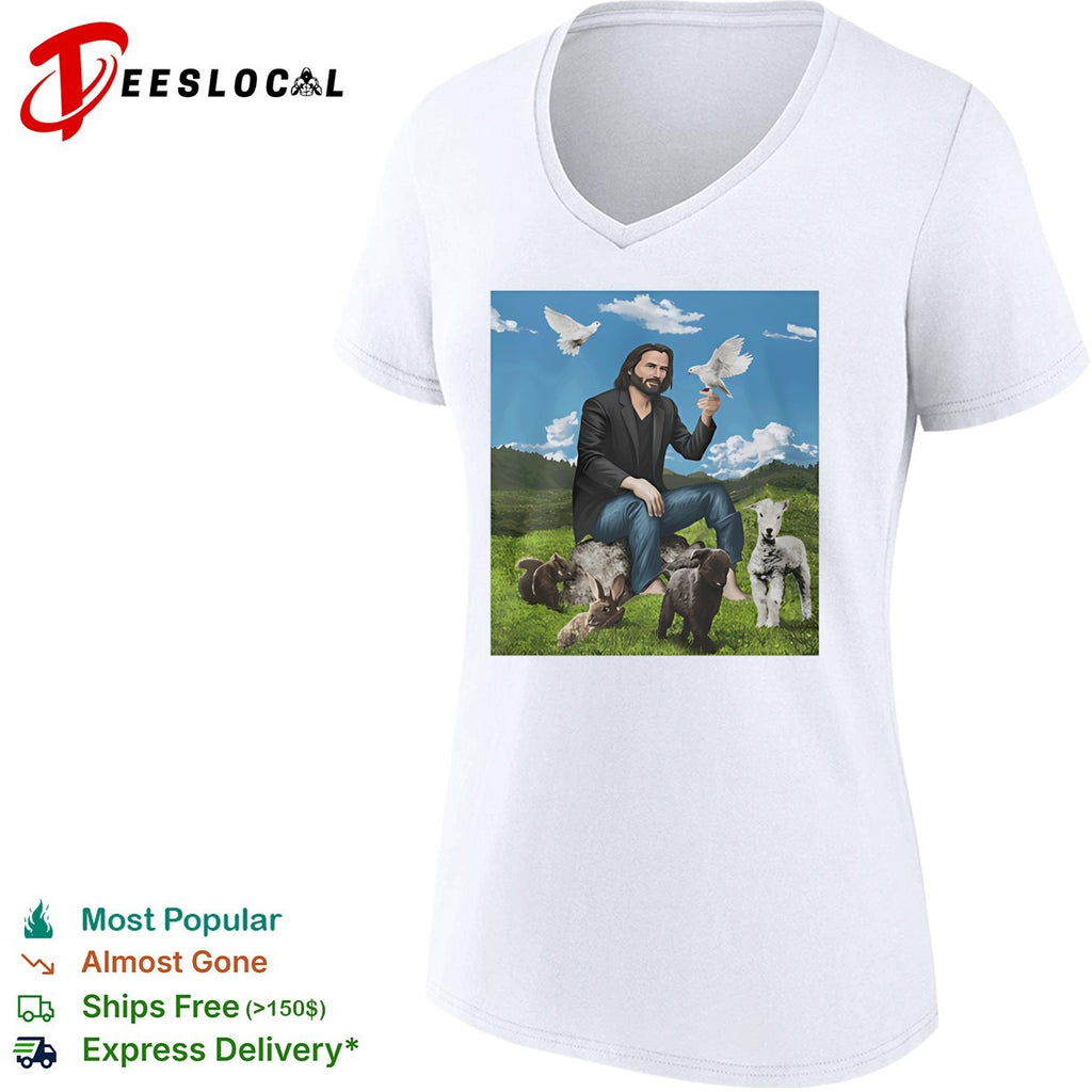 Keanu Reeves and Animal Steppe shirt