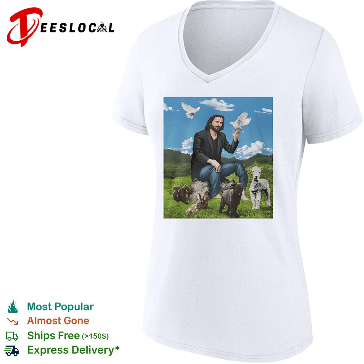 Keanu Reeves and Animal Steppe shirt