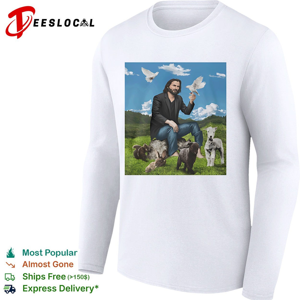 Keanu Reeves and Animal Steppe shirt