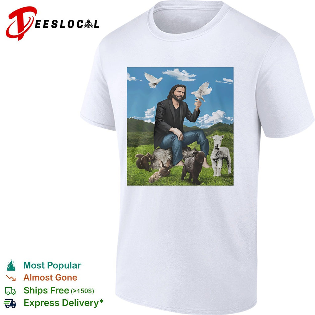 Keanu Reeves and Animal Steppe shirt