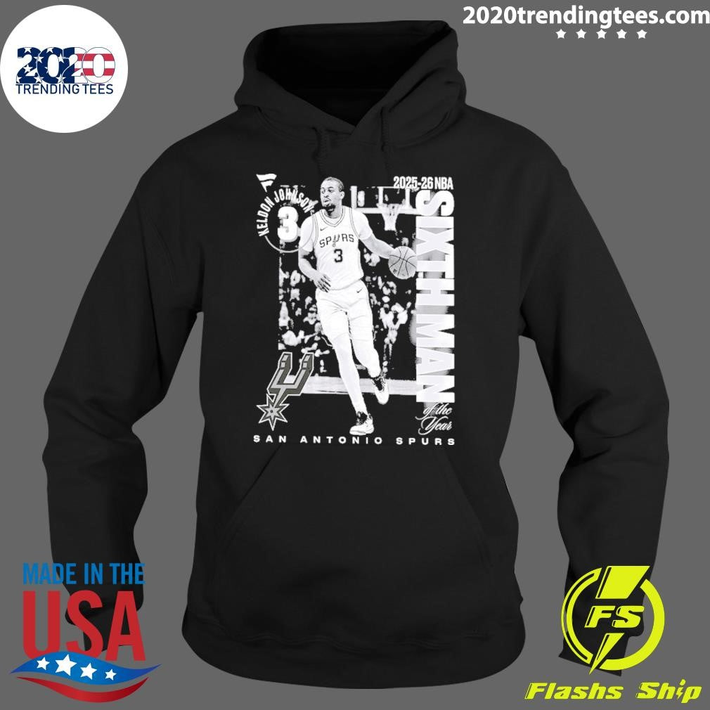 Keldon Johnson San Antonio Spurs 2025-26 NBA Sixth Man Legacy Shirt