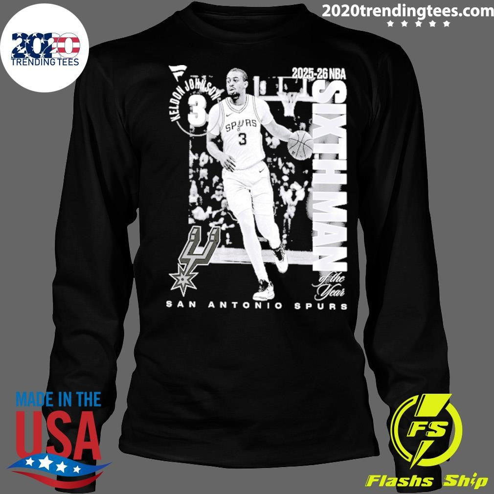 Keldon Johnson San Antonio Spurs 2025-26 NBA Sixth Man Legacy Shirt