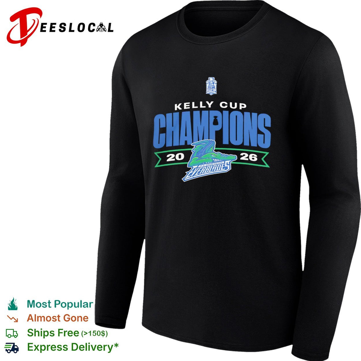 Kelly Cup Champions 20 26 Florida Everblades Hockey Tournament Winners shirt