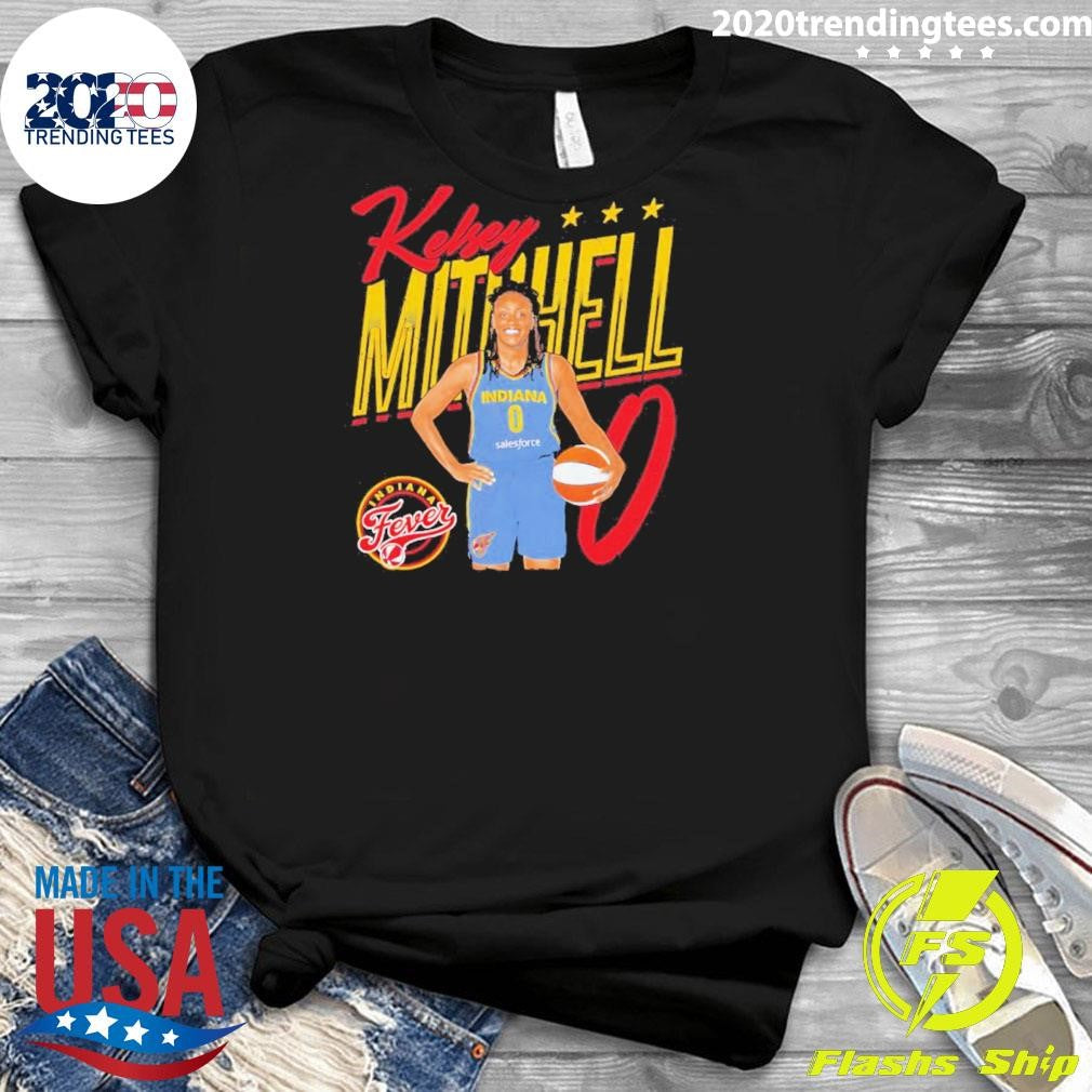 Kelsey Mitchell Player Pose Indiana Fever Shirt