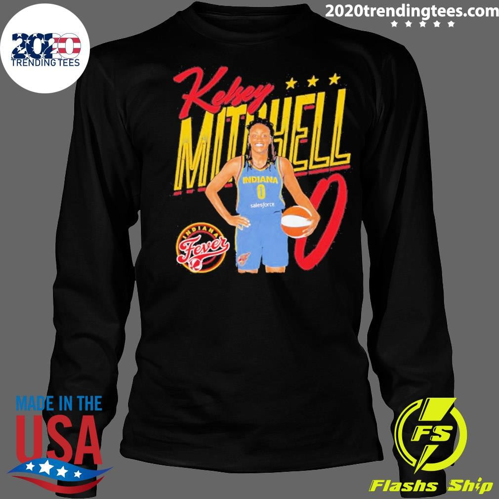 Kelsey Mitchell Player Pose Indiana Fever Shirt