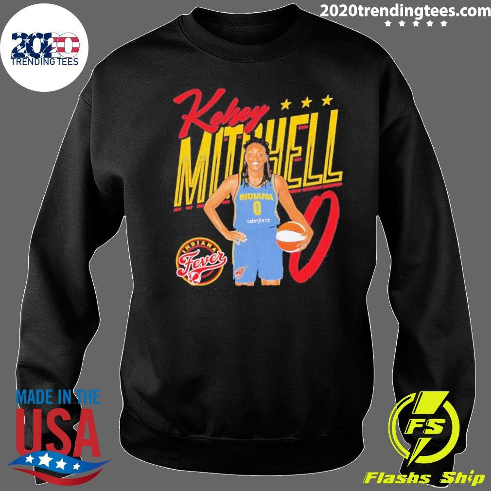 Kelsey Mitchell Player Pose Indiana Fever Shirt