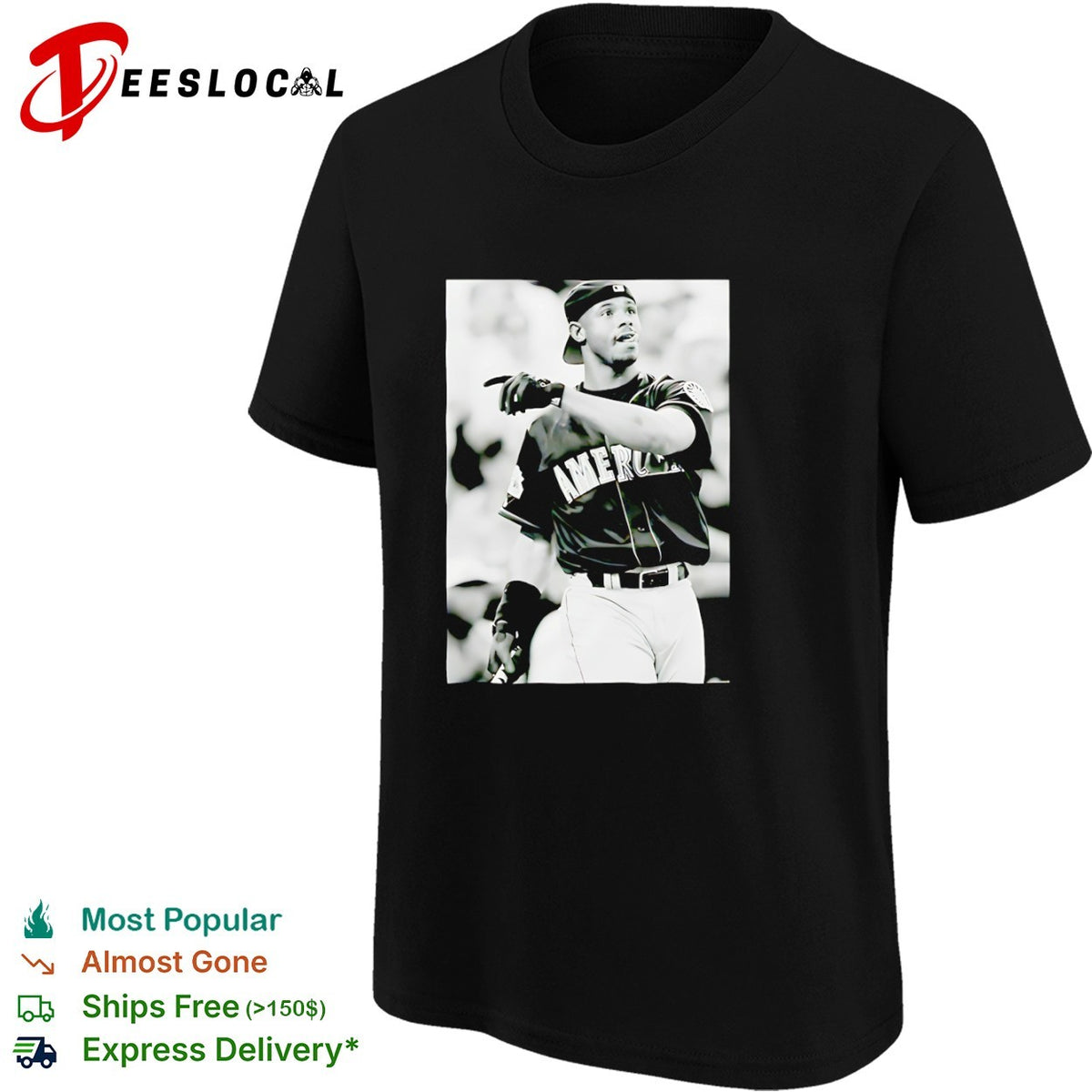 Ken Griffey Jr Seattle Mariners MLB American League All Star Game 1992 shirt