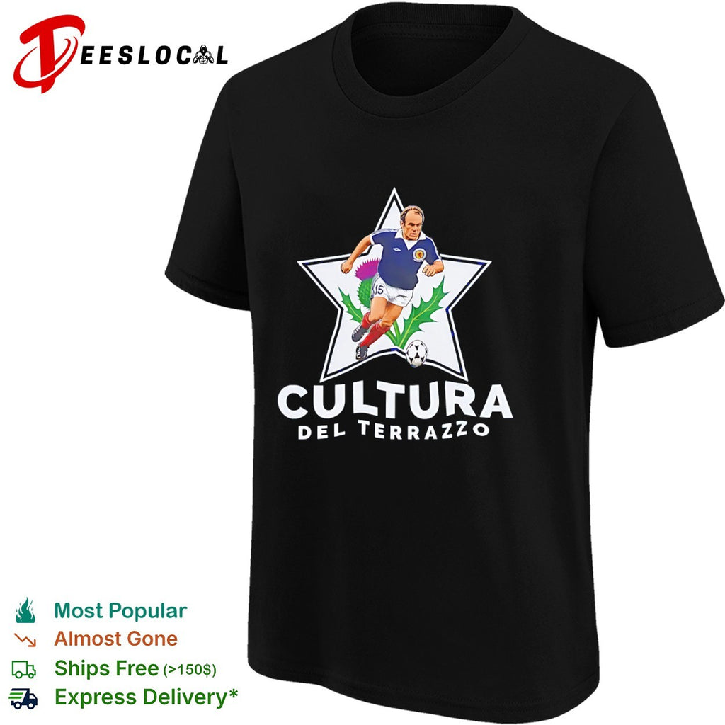 Kenny Dalglish Scotland National Team Cultura Del Terrazzo soccer shirt
