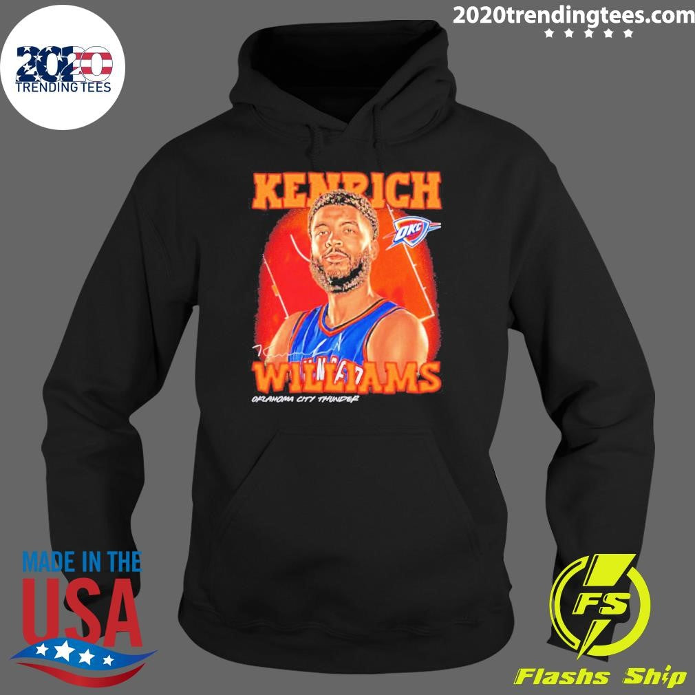 Kenrich Williams Oklahoma City Thunder Airbrush Signature Shirt