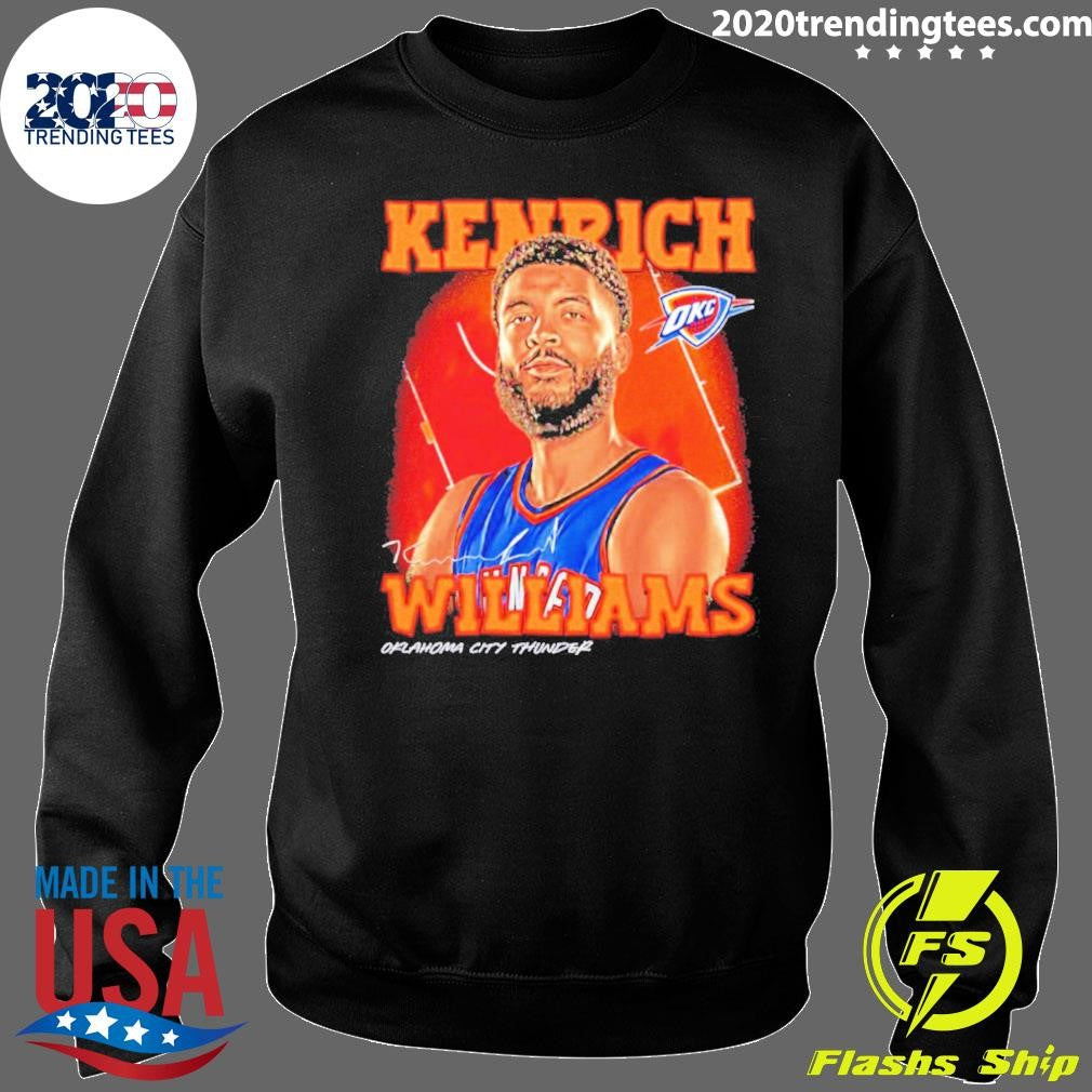 Kenrich Williams Oklahoma City Thunder Airbrush Signature Shirt