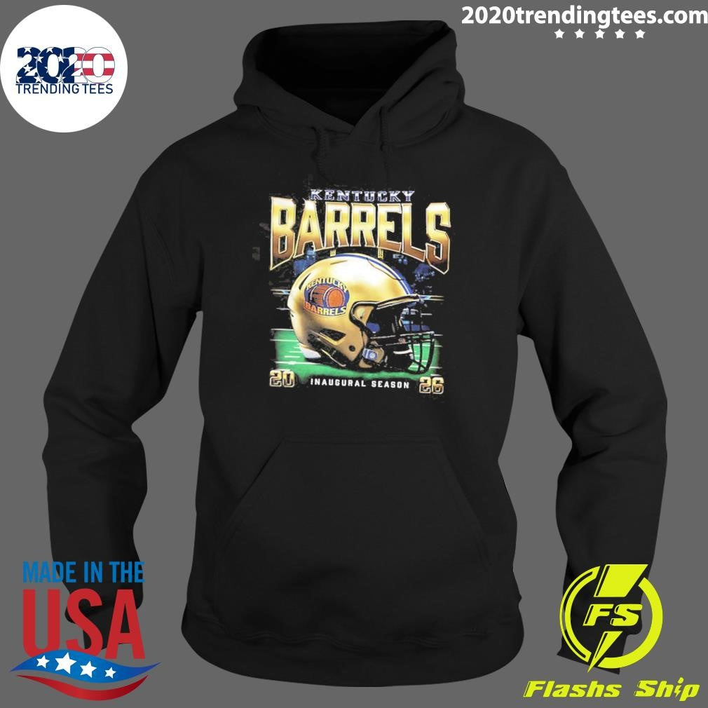Kentucky Barrels 2026 Inaugural Season Helmet Schedule 2 Sided Shirt