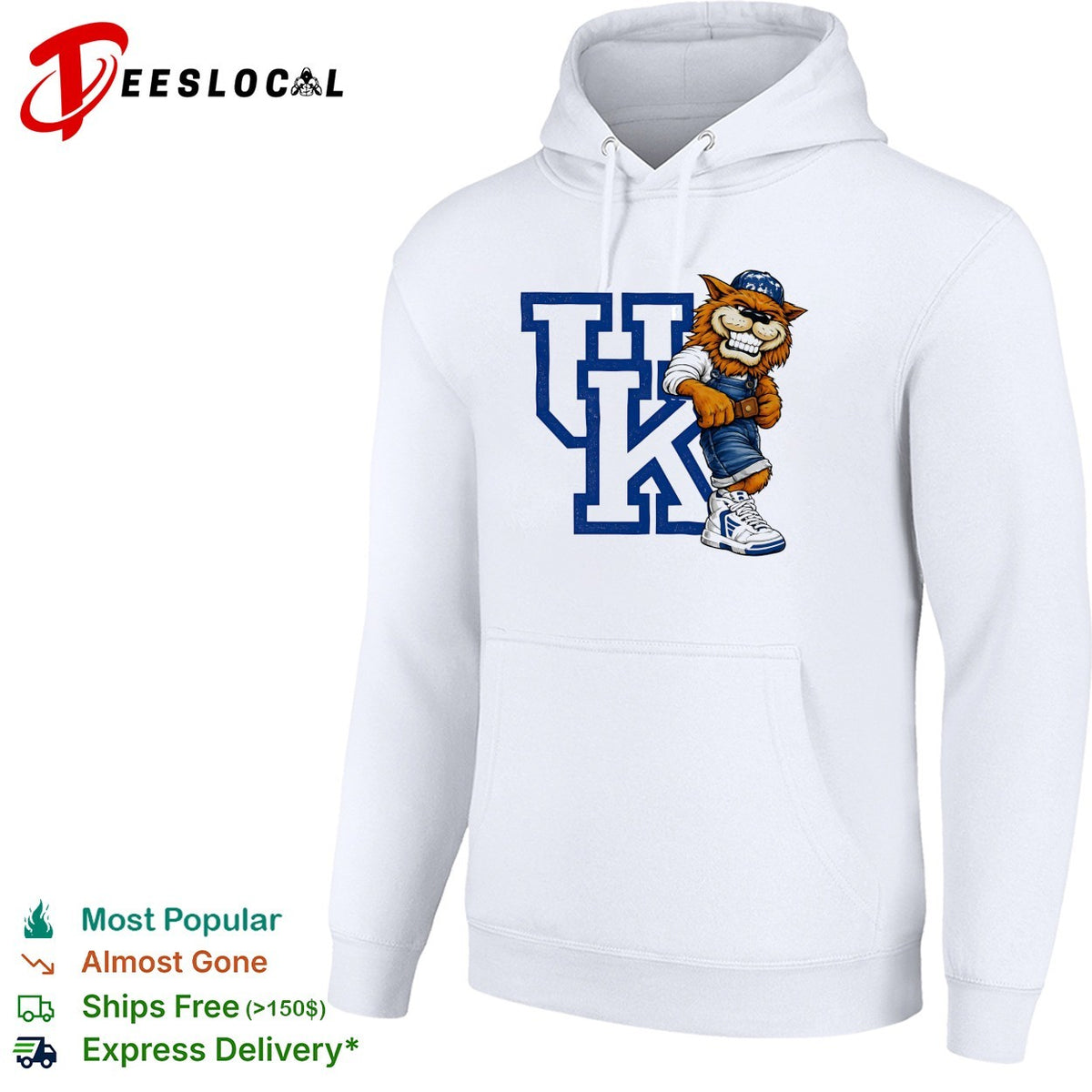 Kentucky Wildcats Mascot UK Logo Cartoon Design Athletics Basketball Fan shirt