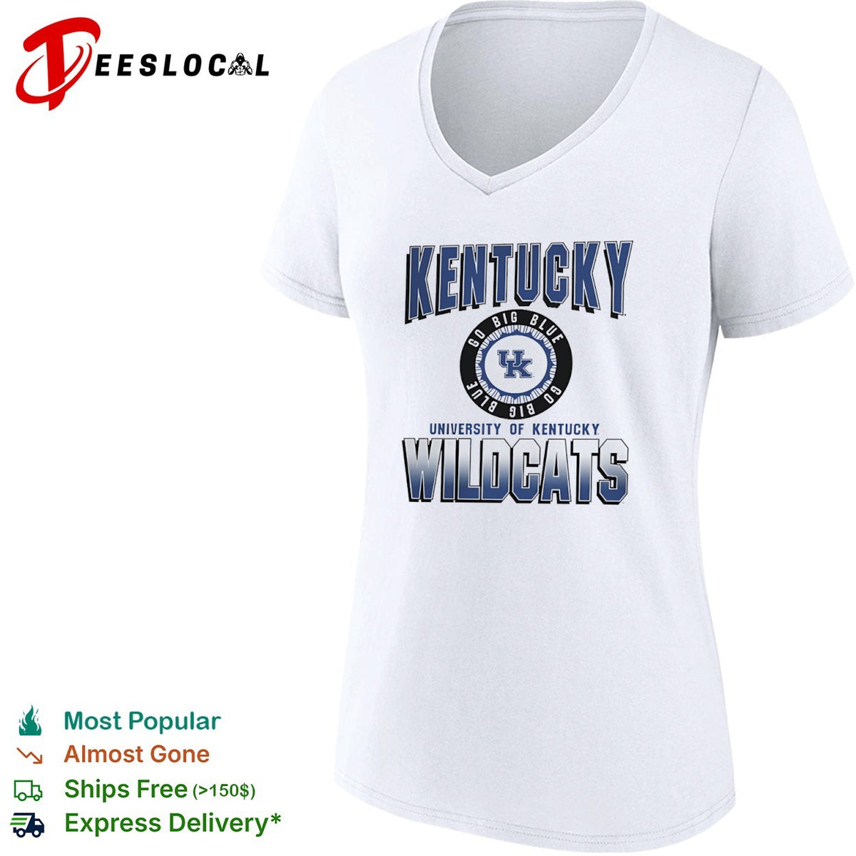 Kentucky Wildcats University of Kentucky Go Big Blue UK shirt
