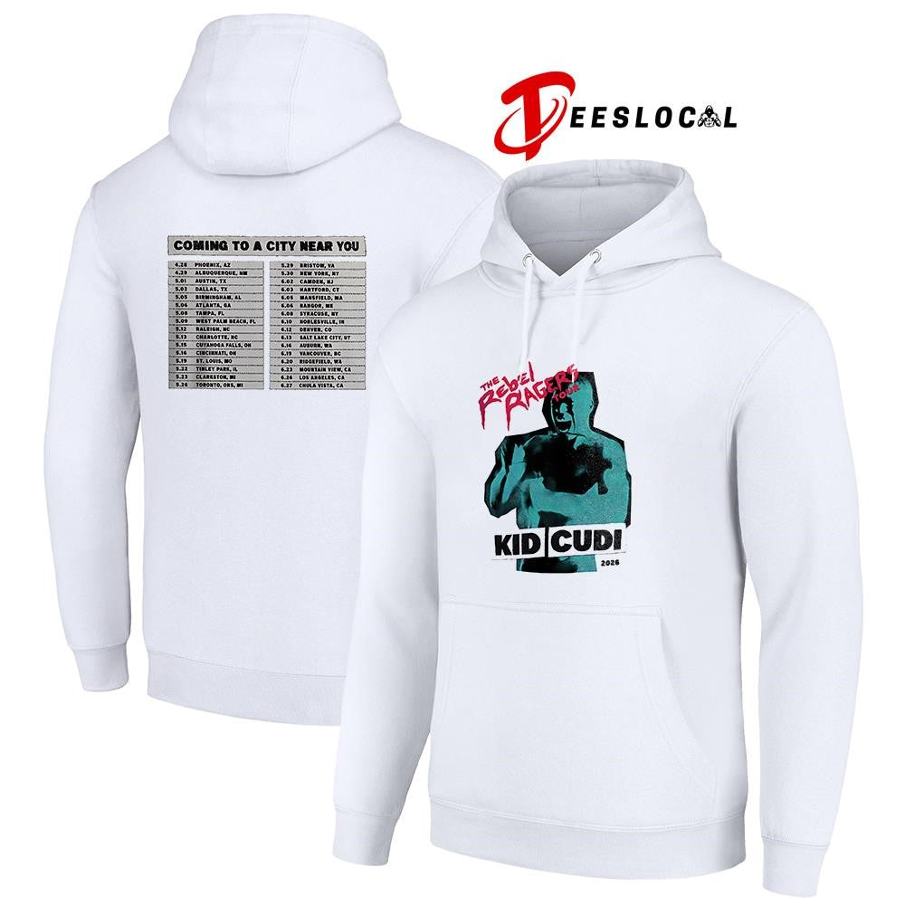 Kid Cudi The Rebel Ragers tour North America dates schedule shirt