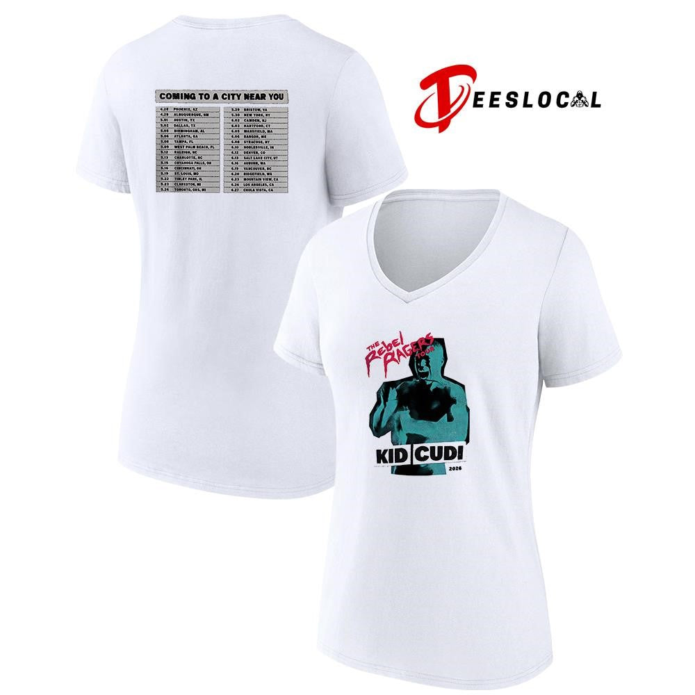 Kid Cudi The Rebel Ragers tour North America dates schedule shirt