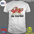 Kids St. Louis Baseball Go Cards Cute Graphic Shirt