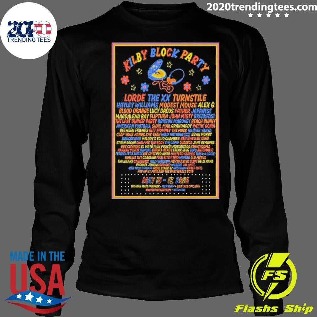 Kilby Block Party Kilby Block Party May 15-17 2026 Poster Shirt