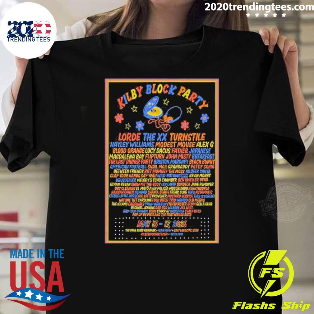 Kilby Block Party Kilby Block Party May 15-17 2026 Poster Shirt
