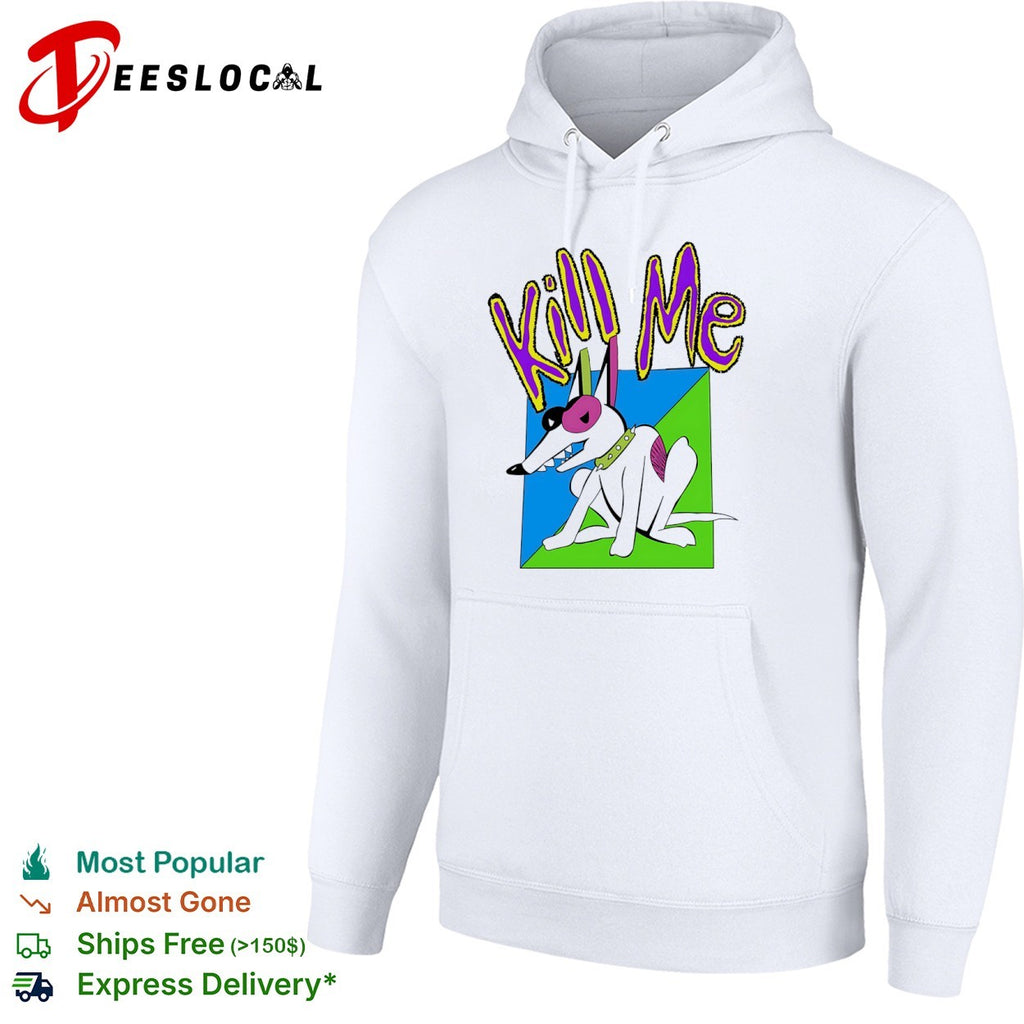Kill Me Spuds MacKenzie Dog Mascot Bud Light Beer 1980s Retro Vintage Pop Culture shirt