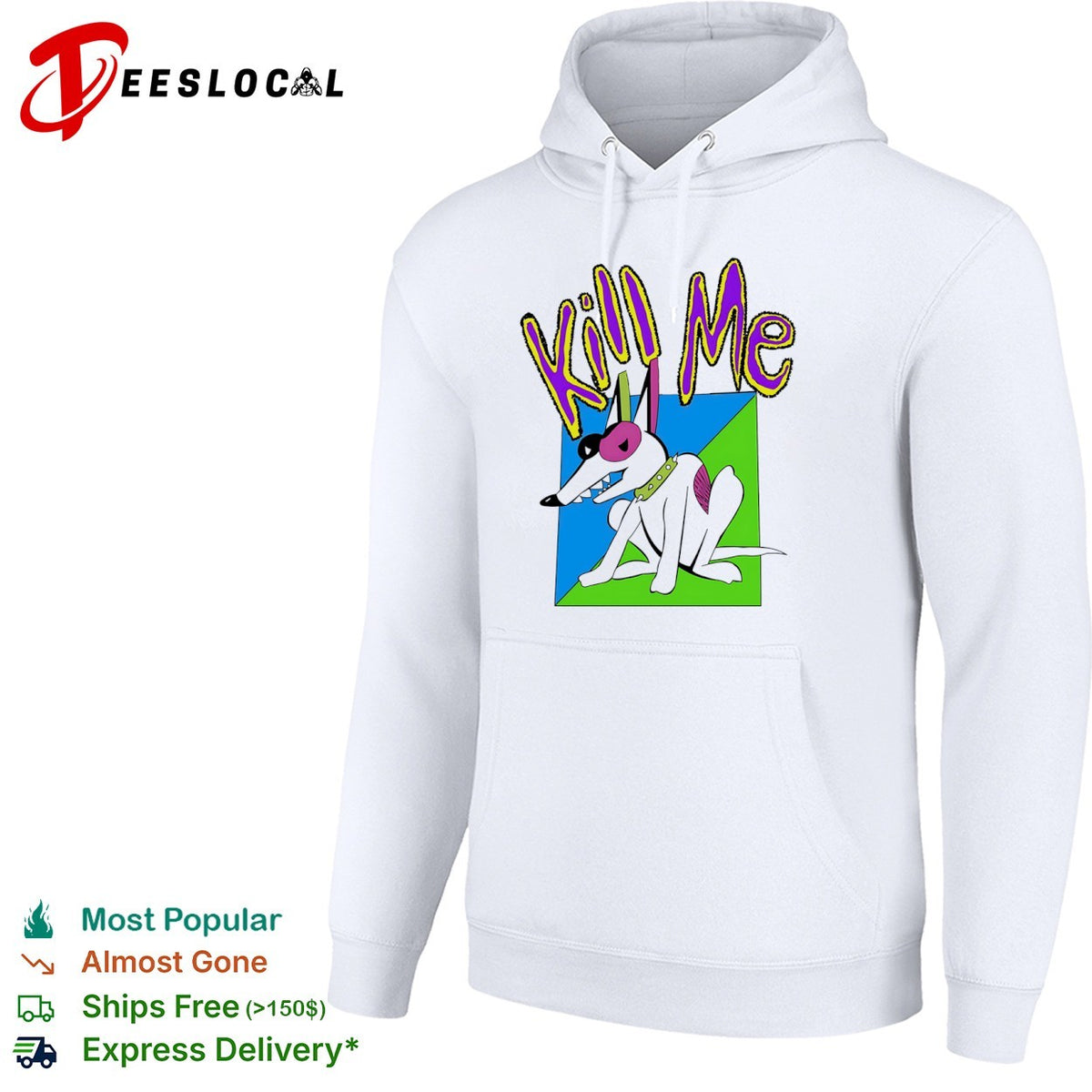 Kill Me Spuds MacKenzie Dog Mascot Bud Light Beer 1980s Retro Vintage Pop Culture shirt