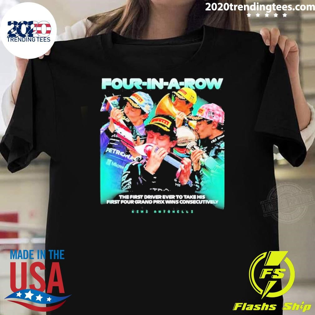 Kimi Antonelli Formula 1 Four In A Row Canadian Grand Prix 2026 Shirt